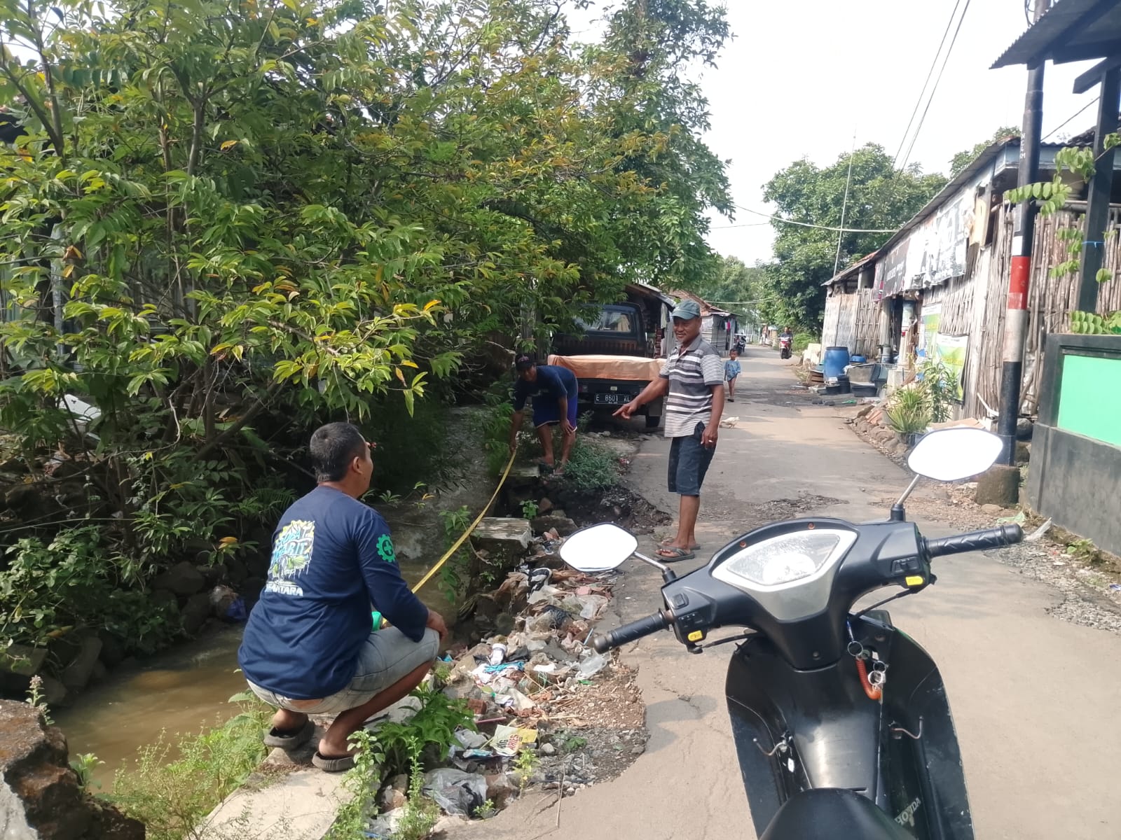 Penanganan Penahan Tanah Irigasi di Sampiran Segera Dimulai, Material Sudah Tersedia