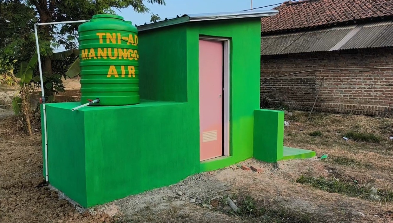 Akses Sanitasi dan Air Bersih Kian Nyata, Empat dari Lima Titik Pembangunan MCK & Revitalisasi Air TMMD ke-129 Kodim 0620 Berhasil Diselesaikan 100 Persen